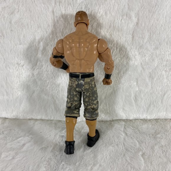2011 WWE Mattel Elite John Cena Wrestling Action Figure Camo Shorts Loose 7" - Picture 7 of 10
